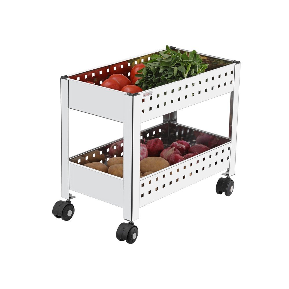 Vegetable Trolley - Perforated Deluxe - Double